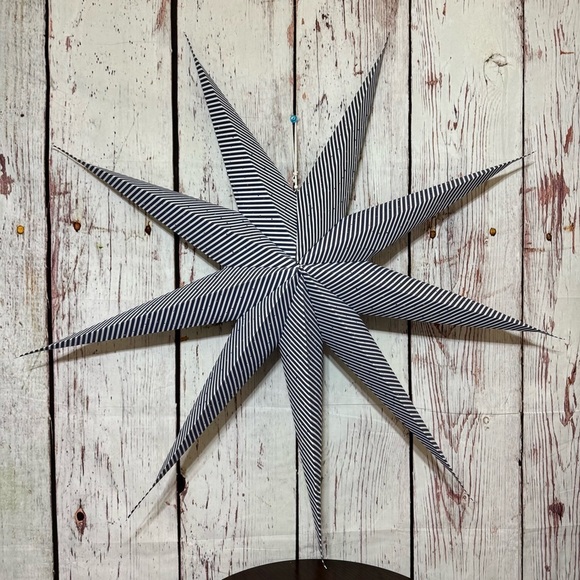 Americana Paper Star 9 point Really Huge Paper Star Decor 43” Perfect For july 4 - Picture 1 of 15